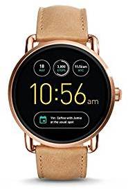 Fossil Q Wander Touchscreen Tan Leather Smartwatch