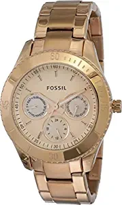 Fossil Stella Analog Rose Gold Dial Women's Watch ES2859
