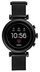 Fossil Women's Gen 4 Sloan HR Stainless Steel Touchscreen Smartwatch with Heart Rate, GPS, NFC, and Smartphone Notifications Black Stainless Steel Mesh