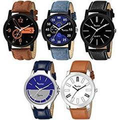Foxter Analogue Men's Watch Multicolored Dial Multi Colored Strap
