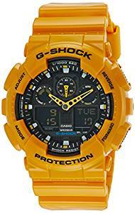 G Shock Analog Digital Black Dial Men's Watch GA 100A 9ADR