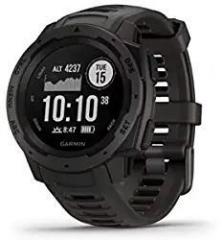 Garmin Instinct, Rugged Outdoor Watch with GPS, Features GLONASS and Galileo, Heart Rate Monitoring and 3 Axis Compass,