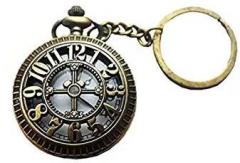 Generic Watch Keychain Vintage Pocket Watch Unisex Watch {Metallic} 1 to 12 Dial