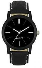 GLAMEXY Analogue Men's Watch Black Dial & Black Colored Strap SRE193