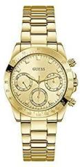GUESS Analog Gold Dial Unisex Adult Watch GW0314L2