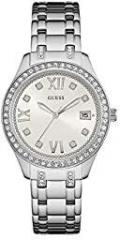 Guess Analog Silver Dial Unisex Watch W0848L1
