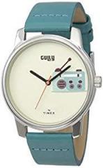 Gully by Timex Talk Analog Beige Dial Men's Watch TW000V808