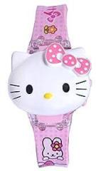 Hello Kitty Led Glowing Digital Watch for Girls with Music and Light