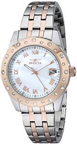 Invicta Analog Mother of Pearl Dial Women's Watch 17490