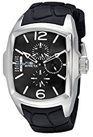 Invicta Men's 18901 Lupah Stainless Steel Watch With Black Silicone Band