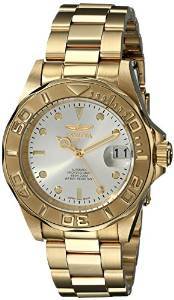 Invicta Pro Diver Analog Gold Dial Men's Watch 9010