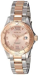 Invicta Pro Diver Analog Rose Gold Dial Women's Watch 12853