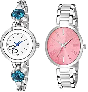 Women Multi Color Analog Watch Combo Pack of 2