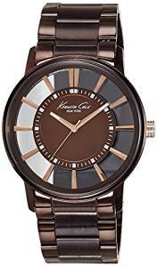 Kenneth Cole Transparency Analog Brown Dial Men's Watch KC9047