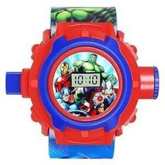 Kids Edition Spiderman/Barbie/Ben 10 / Marvel Avengers Digital Watch with 24 Image Projection Boys & Girls