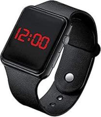 Kobbs Digital Watch Dial Led Watch for Kids Unisex Birthday Gift, Digital Watch for Boys & Girls Black