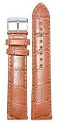 Kolet 16mm Padded Leather Watch Strap/Watch Band Tan 16mm {Size Chart Provided in 3rd Image} Tan