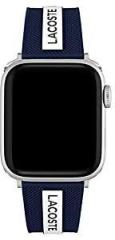 Lacoste Apple Watch Strap Analog Digital Blue Dial Unisex Adult Watch 2050002