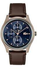 Lacoste Musketeer Analog Blue Sunray Dial Men's Watch 2011210
