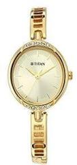 Light Champagne Dial Analog Watch For Women NR2637YM01