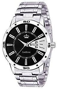Limestone Analogue Black Dial Boys And Mens Watch Ls2646