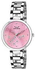 LOUIS DEVIN Analogue Women's Watch Silver Dial Silver Colored Strap