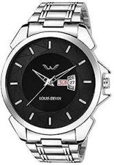 LOUIS DEVIN WT005 Stainless Steel Chain Analog Wrist Watch for Men