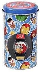 Marvel Analog Unisex Child Watch Red Dial Thor Red Colored Strap