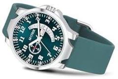 Matrix Classic 2.0 Day & Date Analog Watch with Softest Silicone Strap for Men & Boys Teal