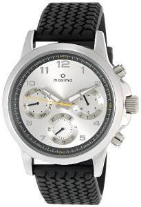 Maxima Attivo Analog Silver Dial Men's Watch 27554PMGI