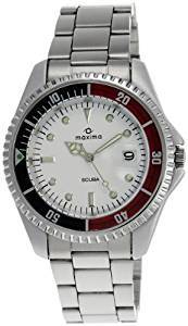 Maxima Attivo Analog White Dial Men's Watch 00455CMGI