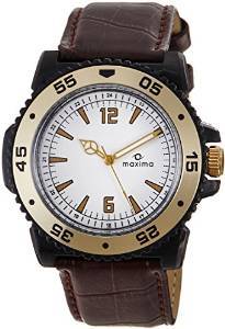 Maxima Hybrid Analog Multi Color Dial Men's Watch 29921LPGY