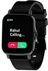 Maxima Max Pro X6 Bluetooth Calling Smartwatch with SpO2, 1.7 inch Full Touch HD Display of 400 Nits, HRM, Upto 3 Days BL with Calling Function and 10 Days Without Calling Function Black