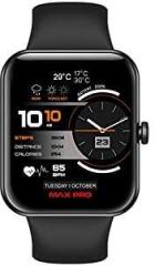 Maxima Maxima New Samurai Smartwatch 1.85 inch, 1st Time Call Accept Feature, Hindi Language Support, 600Nits Brightness, Longer Battery, in App GPS, 100+ Watch Faces, Multisport Modes, HR/SpO2 Charcoal Black