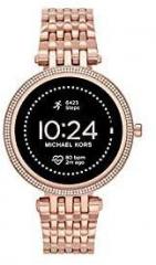 Michael Kors Gen 5E 43 mm, Rose Gold Darci stainless steel Touchscreen Women's Smartwatch with Speaker, Heart Rate, GPS, Music storage and Smartphone Notifications MKT5128