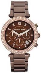 Michael Kors Parker Chronograph Chocolate Dial Ladies Watch MK5578