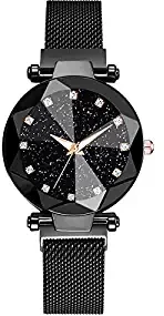 Luxury Women Watches Ladies Magnetic Starry Sky Clock Fashion Diamond Female Quartz Wristwatches