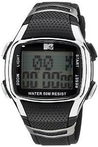 MTV Digital Grey Dial Men's Watch B7016BK