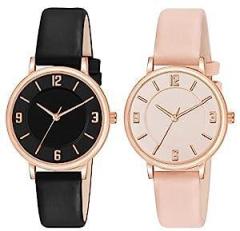 Multicolor Special Super Quality Analog Watches Combo Look Like Preety for Girls and Womne Pack of 2 MT312 316
