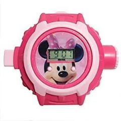 MVS Character Watch Digital Pink Dial Unisex's Projector