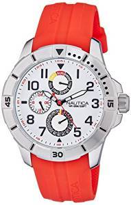 Nautica Sports Chronograph White Dial Men's Watch NAI12506G