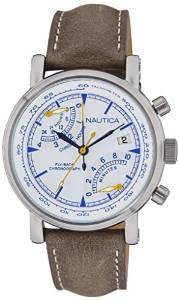 Nautica Sports Chronograph White Dial Men's Watch NAI17505G