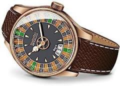 New Stylist 3D Glass Date Function Multicolor Dial Man Watch