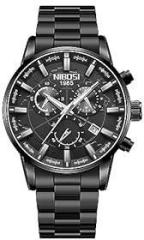 NIBOSI Men's Watches Analog Business Chronograph Casual Watches Military Waterproof Stainless Steel Wrist Watches for Boy