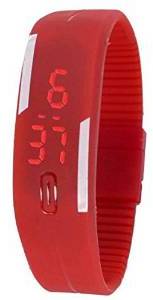 Noctronique S1 TPU Band Red LED Digital Unisex Watch FT2331103