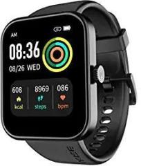 Noise Noise ColorFit Pulse Grand Smart Watch with 1.69 inch 4.29cm HD Display, 60 Sports Modes, 150 Watch Faces, Fast Charge, Spo2, Stress, Sleep, Heart Rate Monitoring & IP68 Waterproof Jet Black