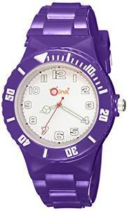 Oink Analog White Dial Unisex's Watch O4WHTPRL