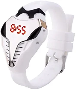 Pappi Boss Pappi Haunt Digital Sports Jelly Slim White LED Unisex Watch