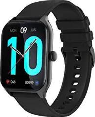 Pebble Pebble Newly Launched Cruise 1.96 inch Infinite Display, 320 * 386 High Resolution BT Calling Smartwatch, Rotating Crown, AI Health Sensors & Voice Assistant, 125+Sports Mode, 100+Watch Faces Jet Black