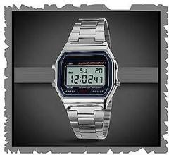 Premium Vintage Series Digital Grey Dial Women's Watch Men's Watch